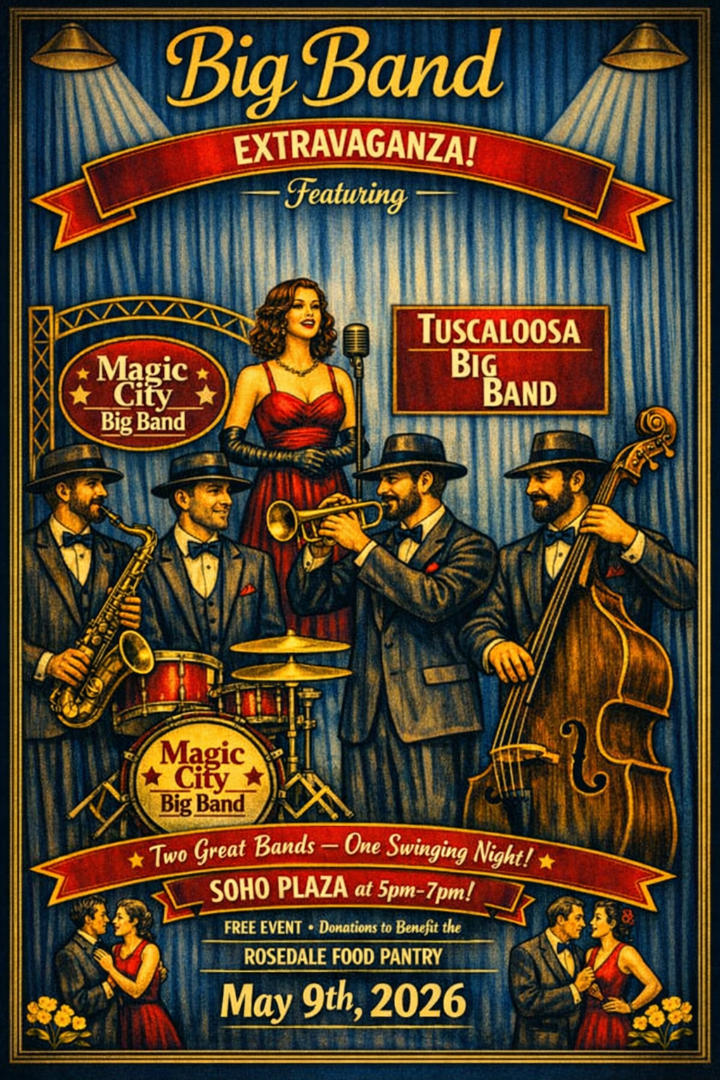 Big Band Extravaganza Event Poster